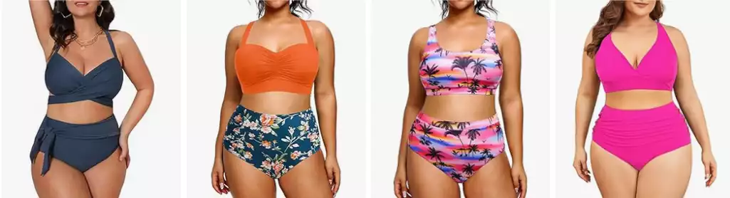 Plus Size Bikinis at Amazon